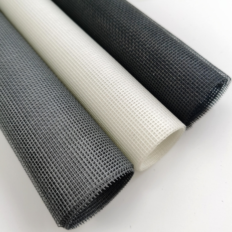 E Glass Fiberglass Window Screen with PVC 0.28mm Wire Dia สําหรับการป้องกันบ้าน