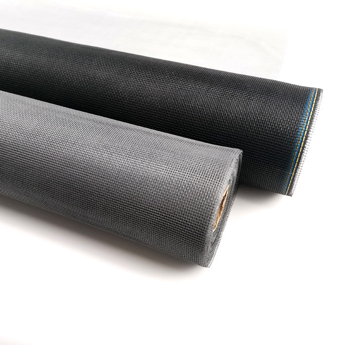 E Glass Fiberglass Window Screen with PVC 0.28mm Wire Dia สําหรับการป้องกันบ้าน