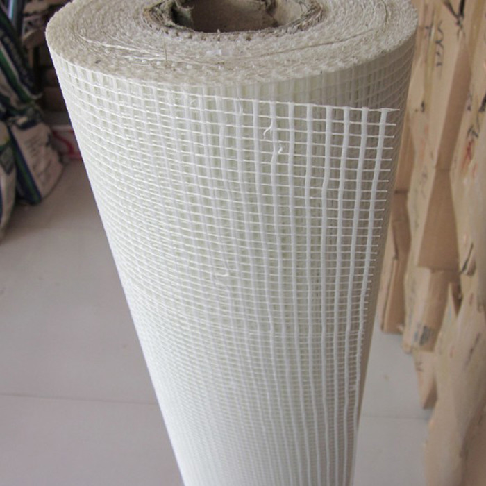 สี C Glass Fiberglass Mesh รูปหลุมสี่เหลี่ยม 1m สําหรับการก่อสร้าง