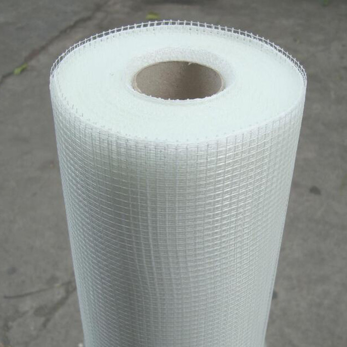 สีขาว C Glass Fiberglass Mesh / สายใยแก้วผ้าสําหรับผนัง 50m-200m ความยาว กันน้ํา