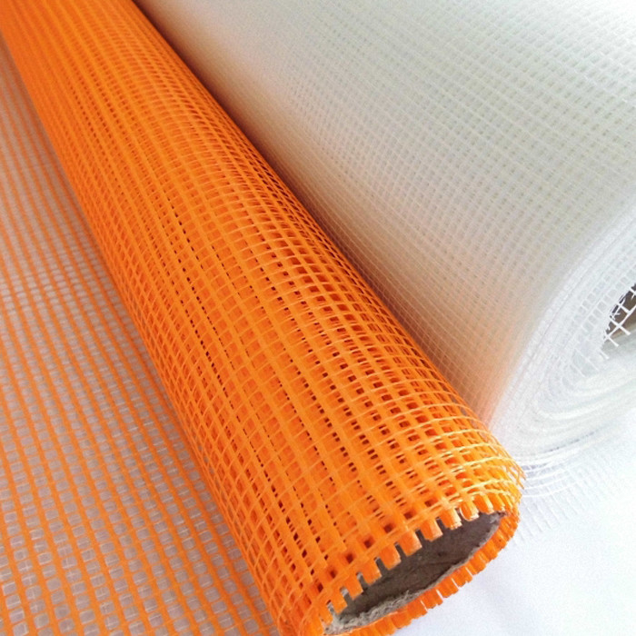 สีขาว C Glass Fiberglass Mesh / สายใยแก้วผ้าสําหรับผนัง 50m-200m ความยาว กันน้ํา