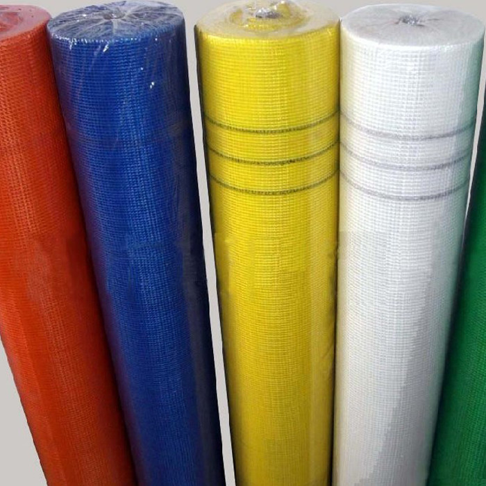 50m C Glass Square Fiberglass Mesh Roll 4*4mm Aperture สําหรับบริการตัดกันน้ํา