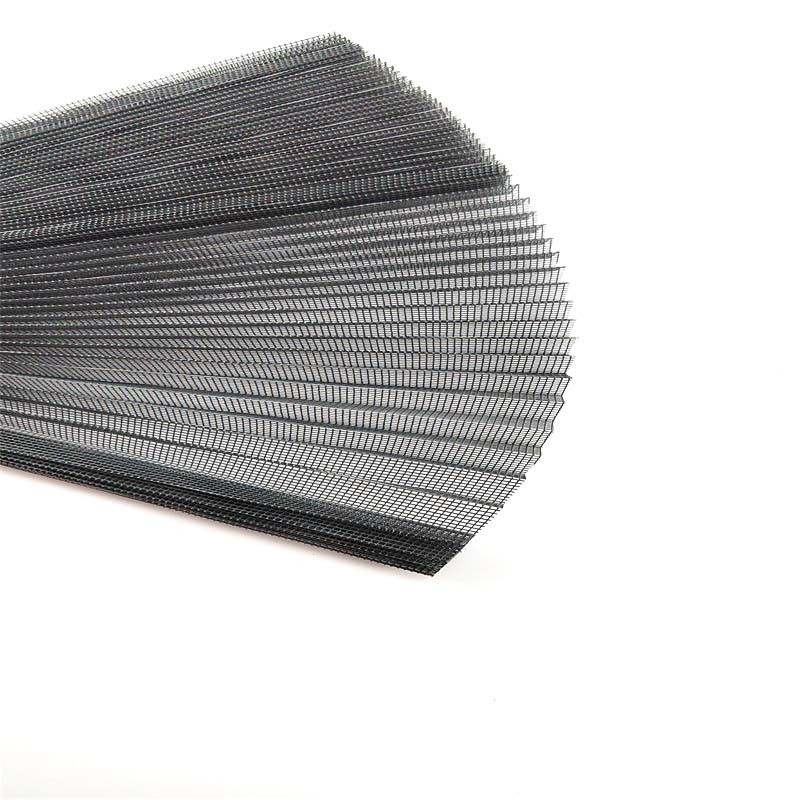 ความสูง 14 มิลลิเมตร Plissue Insect Screen ประหยัดพื้นที่รักษาความปลอดภัยน้อย