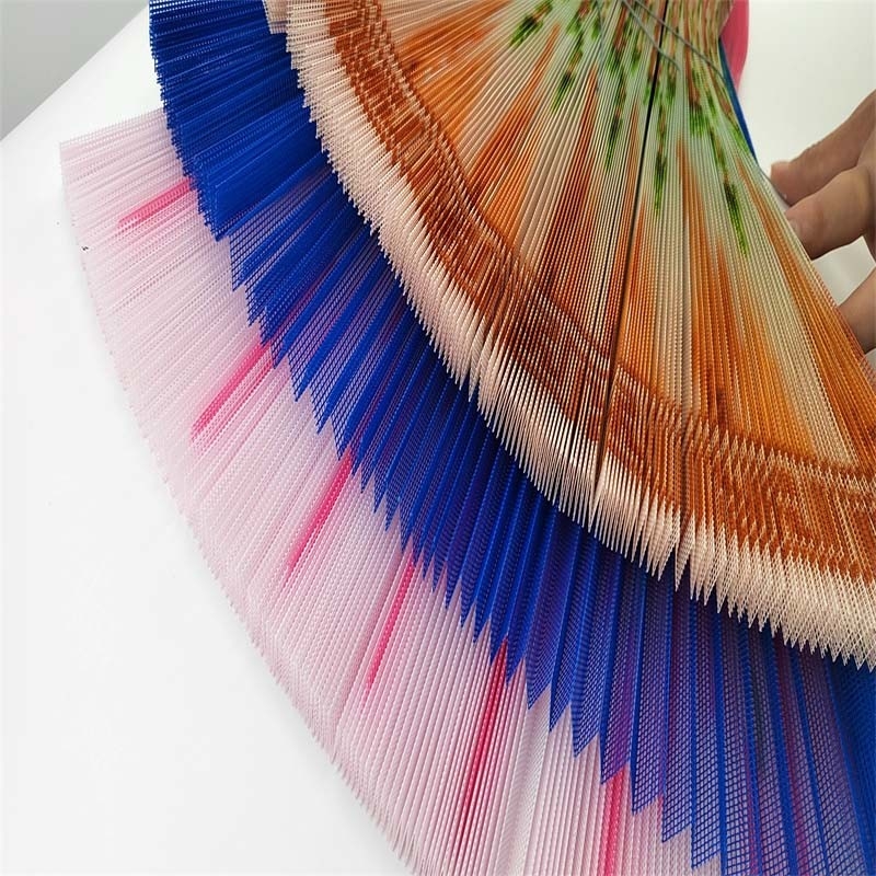 1 มิลลิเมตร สีดํา Plisse แปลงแมลงกันลม แปลงแมลงหน้าต่าง Mesh สําหรับอากาศสะอาด ทําความสะอาดบ้าน