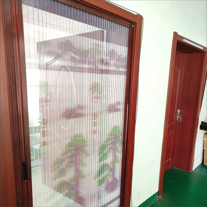 1 มิลลิเมตร สีดํา Plisse แปลงแมลงกันลม แปลงแมลงหน้าต่าง Mesh สําหรับอากาศสะอาด ทําความสะอาดบ้าน