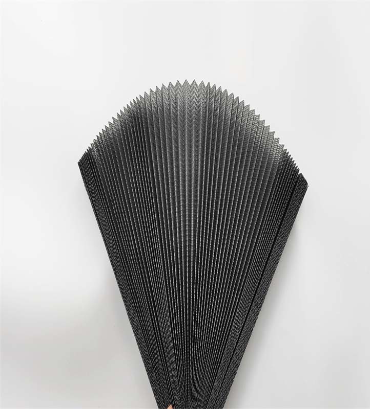 16 20 Mesh Fiberglass Plisse Insect Screen Fold 14-20 มม สําหรับหน้าต่าง / ประตู