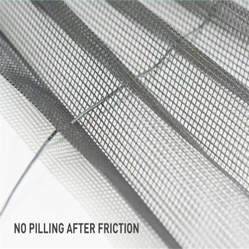 สกรีน Mesh Pleated ที่ติดตั้งง่าย สําหรับหน้าต่างบ้าน ความกว้าง 0.5 - 3.5m