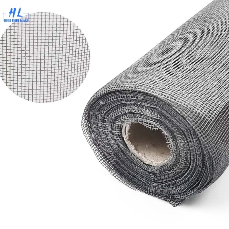 PTFE ผิวเคลือบไฟเบอร์กล๊าส Mesh Screen สําหรับการควบคุมแมลงบนหน้าต่างบ้าน