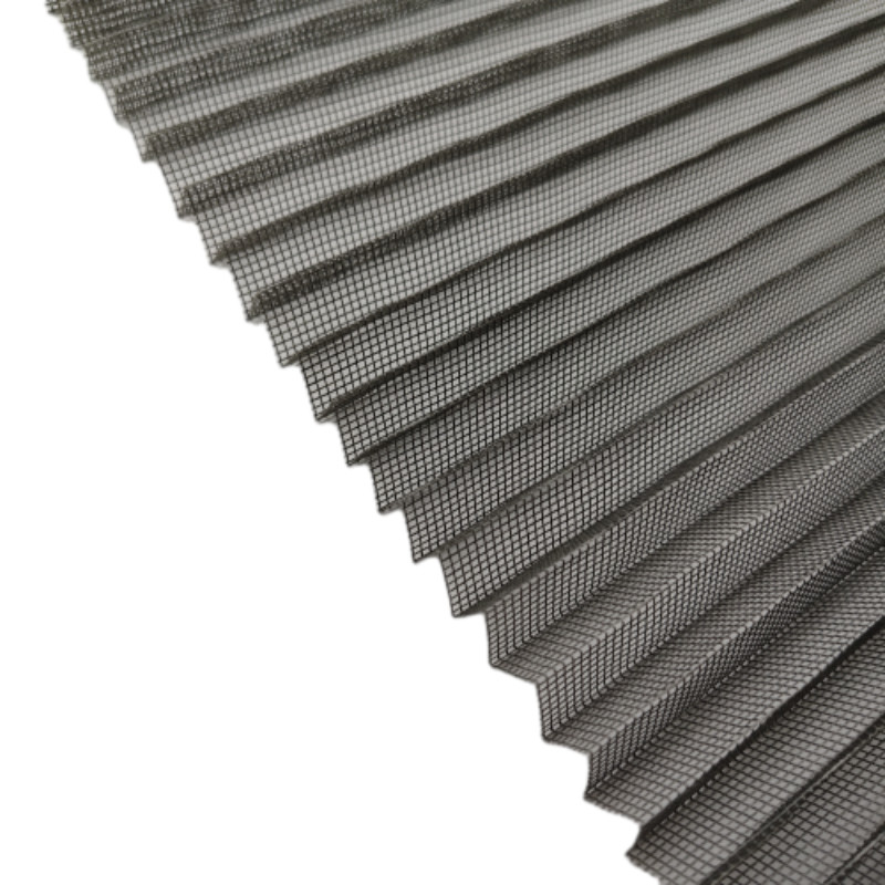 สกรีนพับได้ Mesh ความกว้าง Plisse 0.5-3.5m และความกว้าง pleated 18mm สําหรับความต้องการของลูกค้า