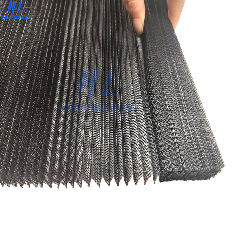 มุ้งลวดจีบผ้าตาข่าย หน้ากว้างสูงสุด 3.0 เมตร OEM เหมาะสำหรับโครงการเชิงพาณิชย์ ที่พักอาศัย และโรงแรม