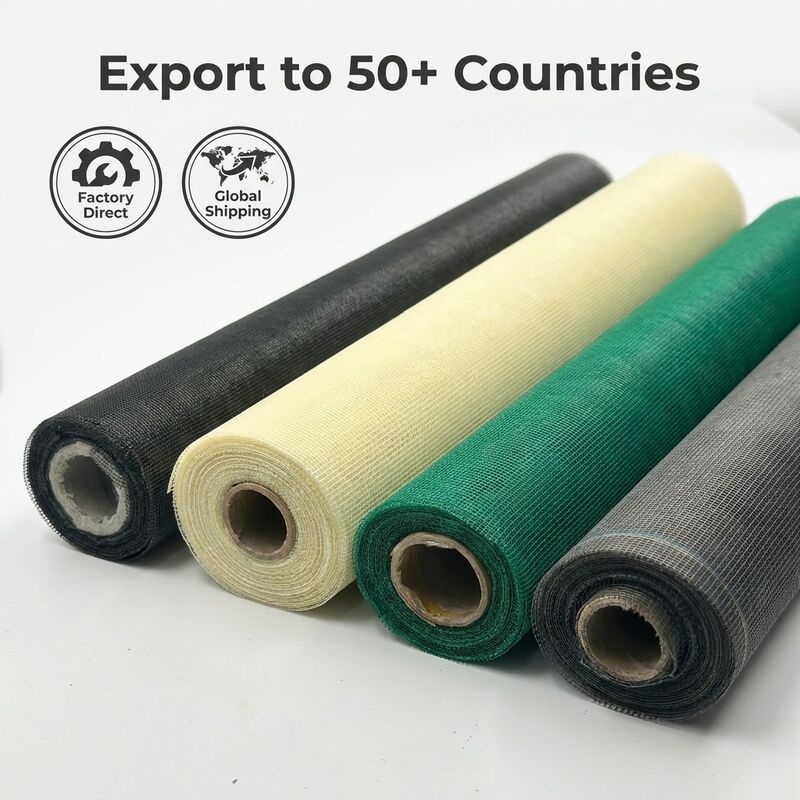 สายจอแมลงไฟเบอร์กลาส ขนาด 18x16 นิ้ว 18x14 นิ้ว โรลป้องกันแมลงสําหรับหน้าต่าง