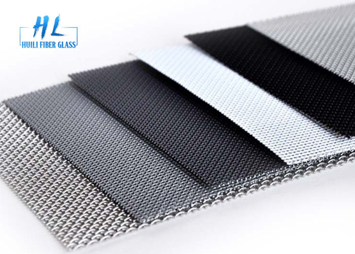 หน้าจอความปลอดภัยเหล็กกล้าไร้สนิม 304 สีดำความกว้างของกระสุน 0.7-1.5m