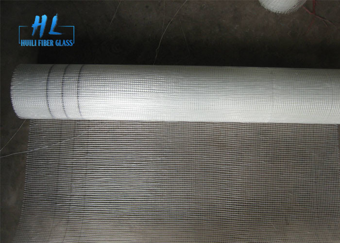 5 * 5MM ไฟเบอร์กลาสตาข่ายสุทธิทนอุณหภูมิสูงสีขาว
