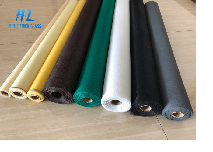 มุ้งลวดสีพิเศษสีน้ำตาลงาช้างสีน้ำตาล, มุ้งกันยุงไฟเบอร์กลาส