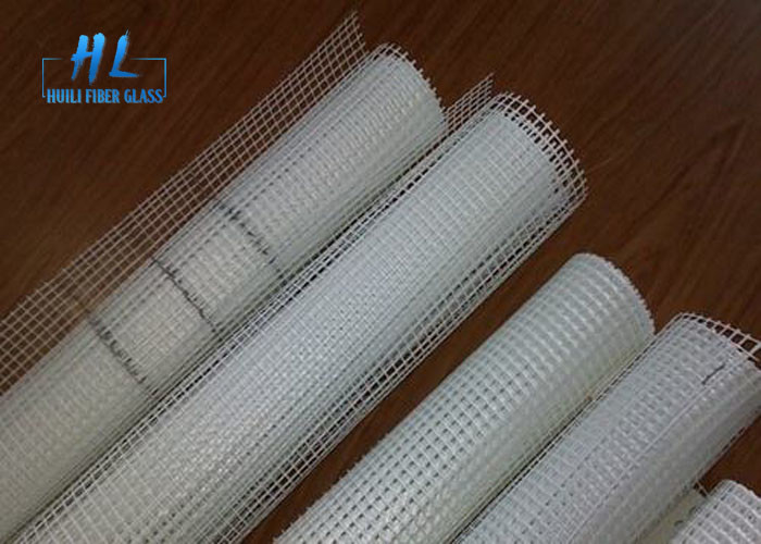 4 x 4 มม. 160 กรัมตาข่ายไฟเบอร์กลาสทนด่างสำหรับส่วนประกอบอาคารผนังภายในและภายนอก