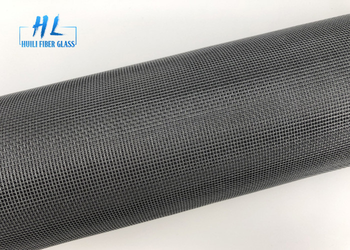 1.2 เมตรกว้าง 18 * 16 ตาข่าย 100 กรัมสีเทาไฟเบอร์กลาสตาข่ายกันยุงสำหรับหน้าจอหน้าต่าง