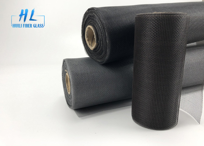 1.2 เมตรกว้าง 18 * 16 ตาข่าย 100 กรัมสีเทาไฟเบอร์กลาสตาข่ายกันยุงสำหรับหน้าจอหน้าต่าง