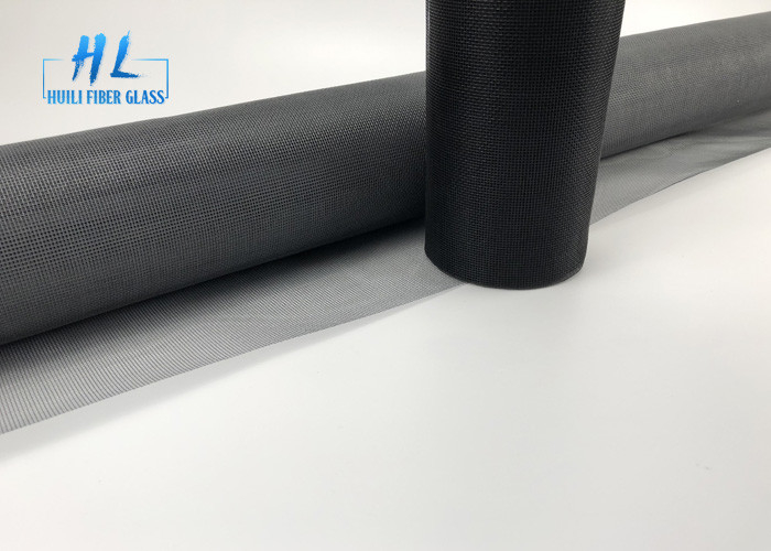 1.2 เมตรกว้าง 18 * 16 ตาข่าย 100 กรัมสีเทาไฟเบอร์กลาสตาข่ายกันยุงสำหรับหน้าจอหน้าต่าง