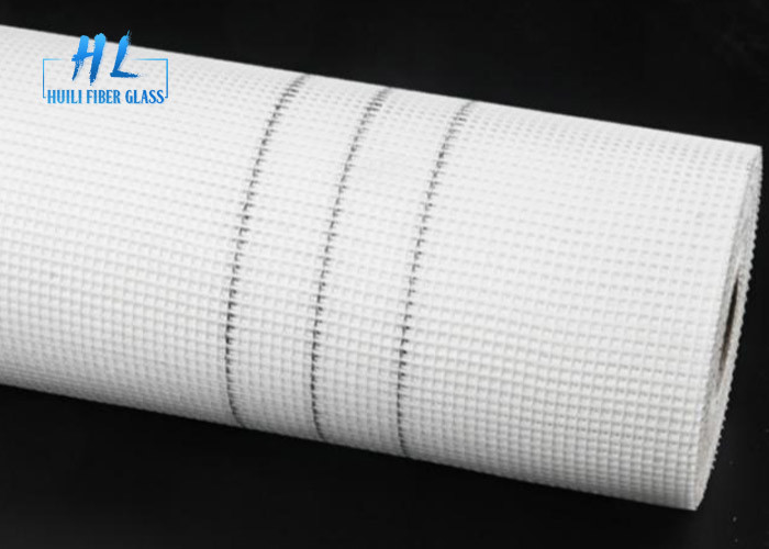 145g 160g 4 * 4 ตาข่ายไฟเบอร์กลาสสีส้มสำหรับวัสดุก่อสร้าง