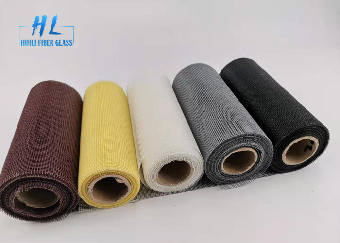 33 Tex สีดํา สายใยแก้ว กล่องยุงม้วนในกระดาษกล่อง PVC ผิวเคลือบกันไฟ สายใยเรียบ 100m ความยาว