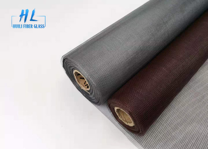 1เนื้อผงใยแก้วสีดําขนาด.2m ด้วยการปิดตะขอ 18*16 Mesh ยาว 30m