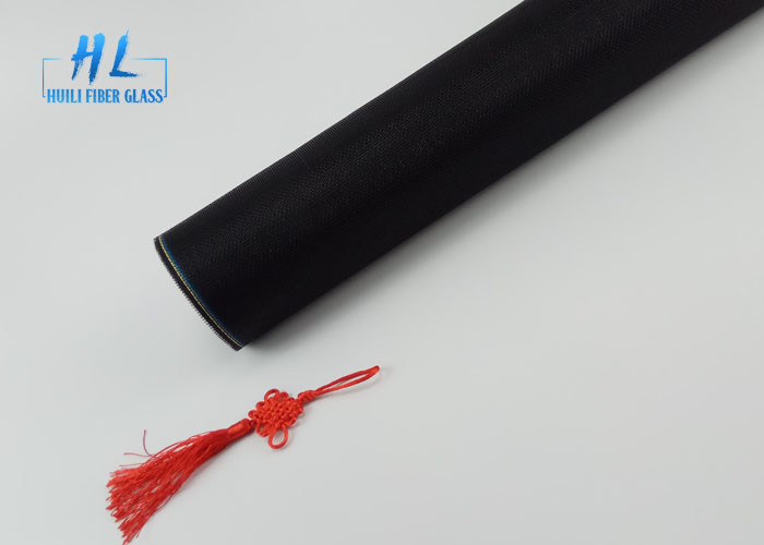 90G 110G 18 * 16 หน้าจอหน้าต่างแมลงไฟเบอร์กลาสในสีเทาหรือสีดำ