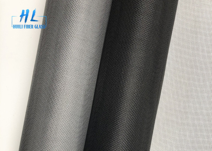 หน้าจอกันแมลงสีเทา 5FT * 30M 115 GSM ไฟเบอร์กลาสตาข่ายกันยุง