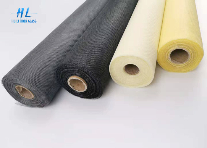 0.011 นิ้ว E Glass Fiberglass Window Screen สําหรับป้องกันหนอนและแมลง