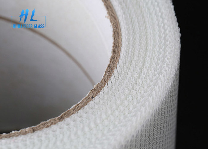 9 * 9 8 * 8 สีขาวกาวตนเองไฟเบอร์กลาสตาข่ายเทปสำหรับครอบคลุมข้อต่อ Drywall