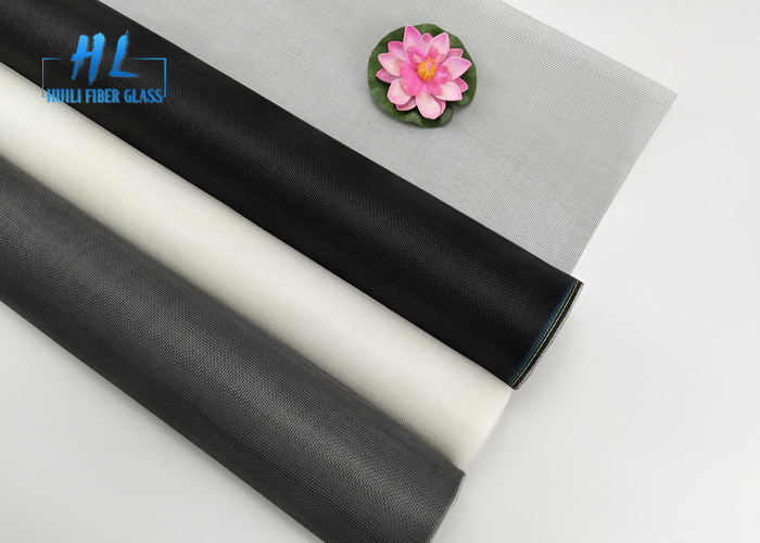 หน้าจอไฟเบอร์กลาสสีขาวและสีดำบิน 18 * 14 ตาข่าย Keep Away