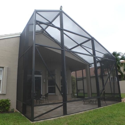 30m ป้องกันพยาธิ สายไฟเบอร์กลาส Patio Screen กว้าง 0.33 มม