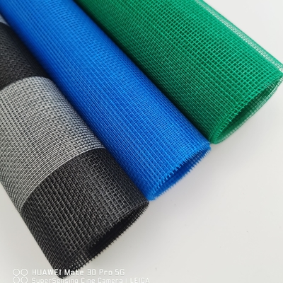 กันน้ํา สายใยแก้ว หนอน Mesh หลุมสี่เหลี่ยม 100m ความยาว PVC ปกแต่งม้วน