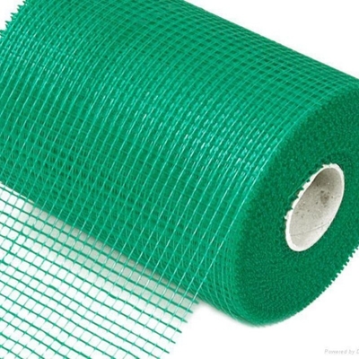 1m Wide White Coated Fiberglass Mesh ทนทานอัลคาลี ทนทานอัลคาลี