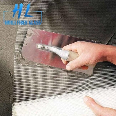 1.2m ขาว Fiberglass Mesh สําหรับผนัง แต่ละกล่อง ความยาว 50m / 100m