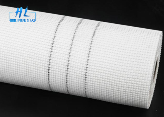 145g 160g 4 * 4 ตาข่ายไฟเบอร์กลาสสีส้มสำหรับวัสดุก่อสร้าง