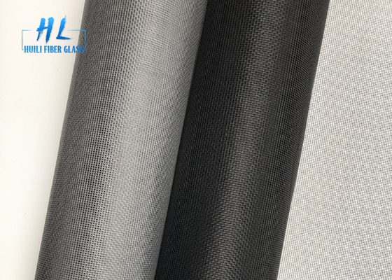 หน้าจอกันแมลงสีเทา 5FT * 30M 115 GSM ไฟเบอร์กลาสตาข่ายกันยุง